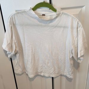 Free People White Tee